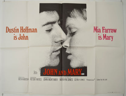 John And Mary   Original Quad Poster - Film Poster - Movie Poster 