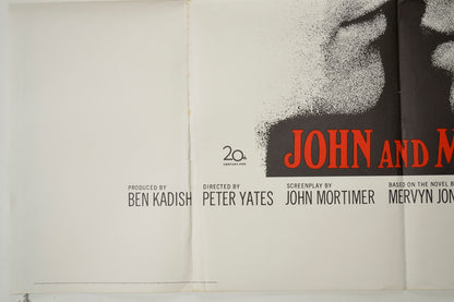 JOHN AND MARY (Bottom Left) Cinema Quad Movie Poster 