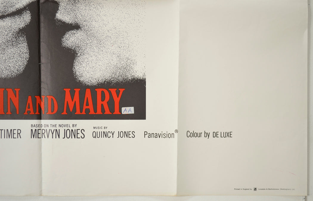 JOHN AND MARY (Bottom Right) Cinema Quad Movie Poster 