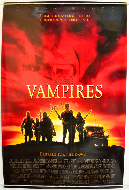 John Carpenter's Vampires  Original One Sheet Poster - Film Poster - Movie Poster