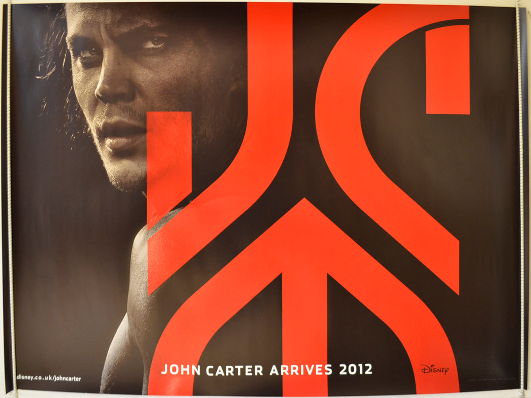 John Carter  (Teaser / Advance Version)  Original Quad Poster - Film Poster - Movie Poster 