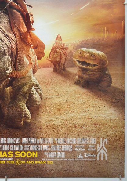 John Carter (Bottom Right) Cinema One Sheet Movie Poster 