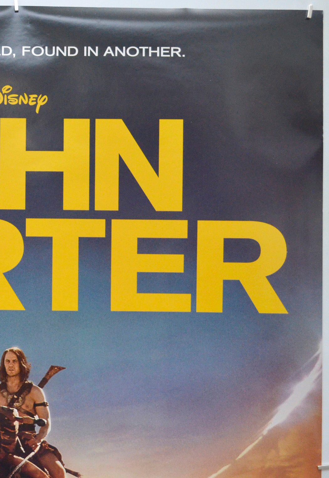 John Carter (Top Right) Cinema One Sheet Movie Poster 