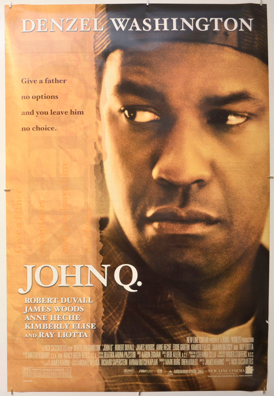 John Q Original One Sheet Poster - Film Poster - Movie Poster