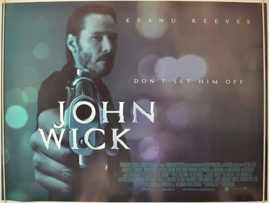 John Wick  Original Quad Poster - Film Poster - Movie Poster 