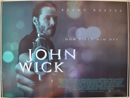 John Wick  Original Quad Poster - Film Poster - Movie Poster 