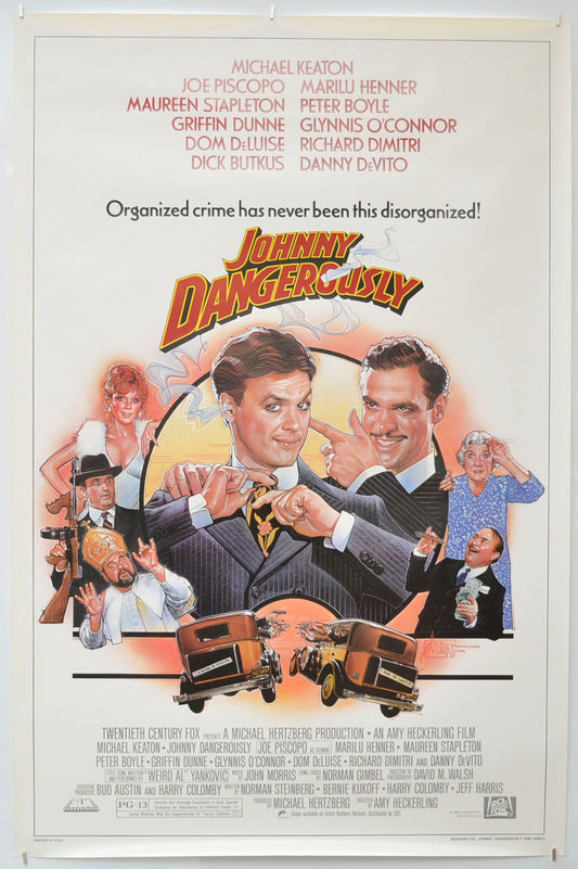 Johnny Dangerously Original One Sheet Poster - Film Poster - Movie Poster