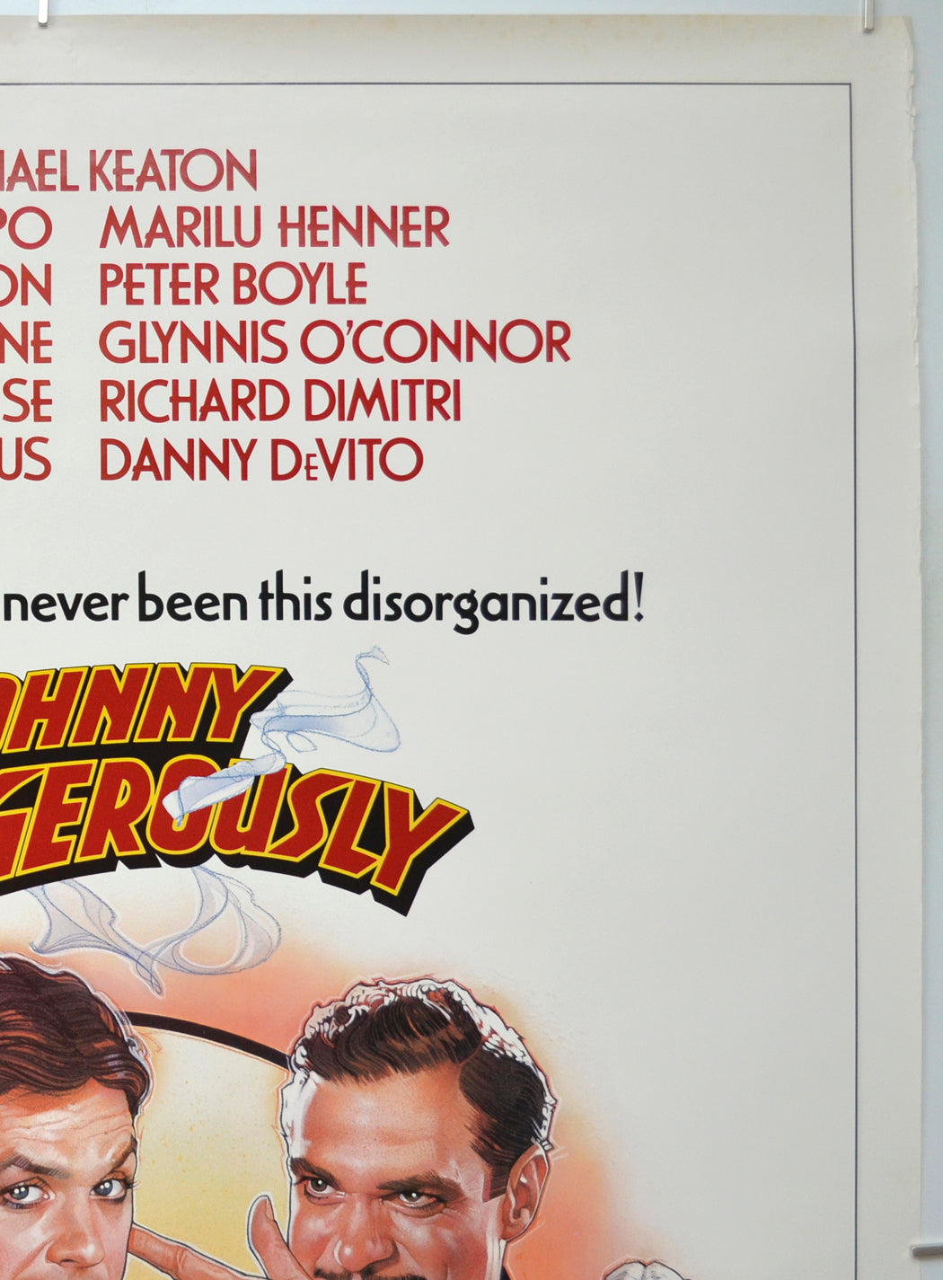 JOHNNY DANGEROUSLY (Top Right) Cinema One Sheet Movie Poster 