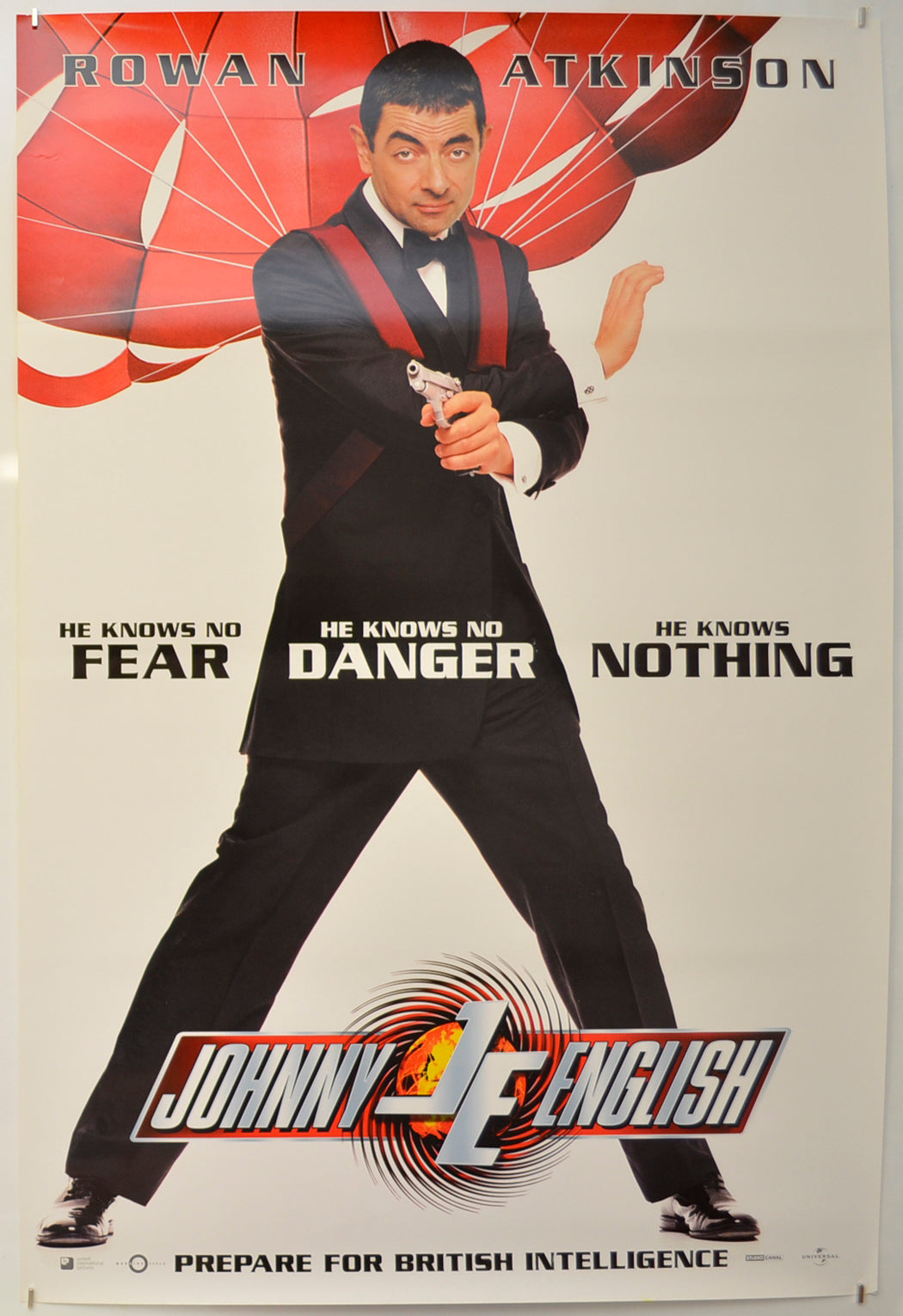 Johnny English  (Teaser / Advance Version) Original One Sheet Poster - Film Poster - Movie Poster  