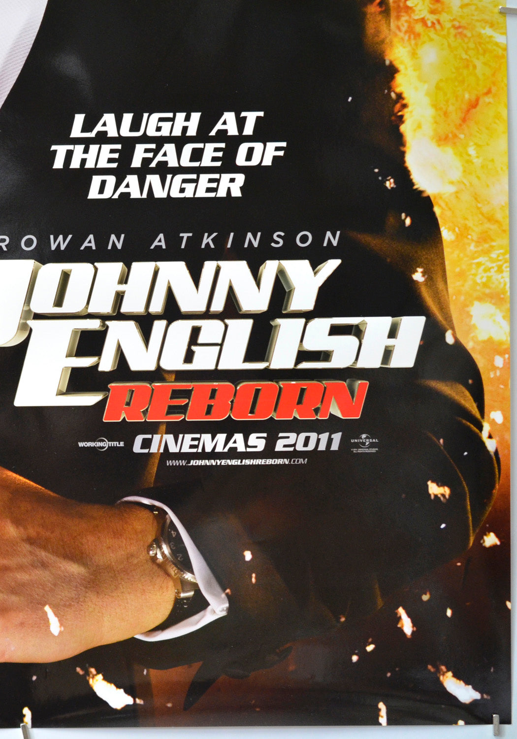 Johnny English Reborn (Bottom Right) Cinema One Sheet Movie Poster 