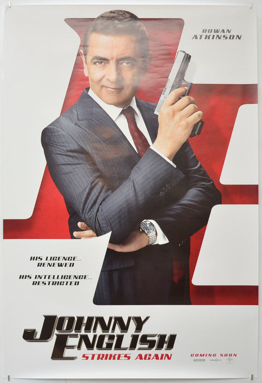 Johnny English Strikes Again (Teaser / Advance Version) Original One Sheet Poster - Film Poster - Movie Poster