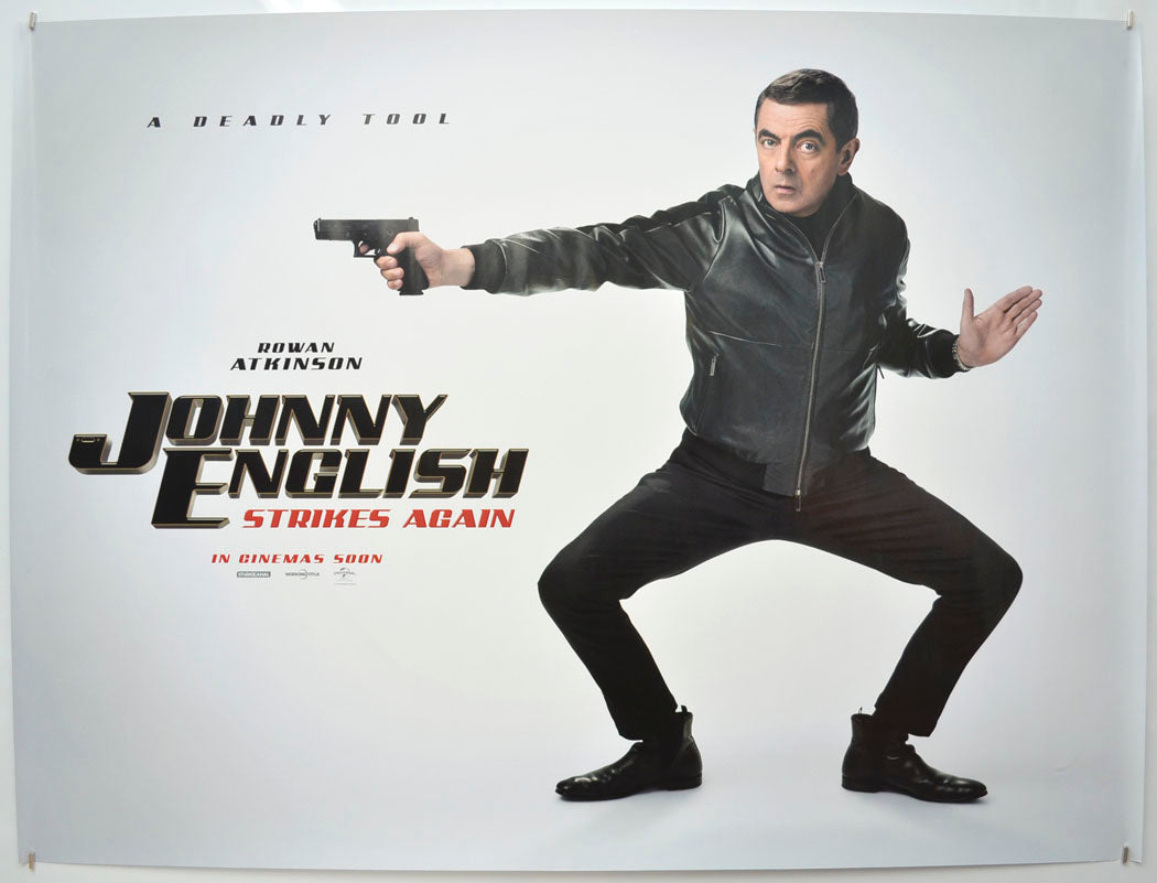 Johnny English Strikes Again (Teaser / Advance Version) Original Quad Poster - Film Poster - Movie Poster