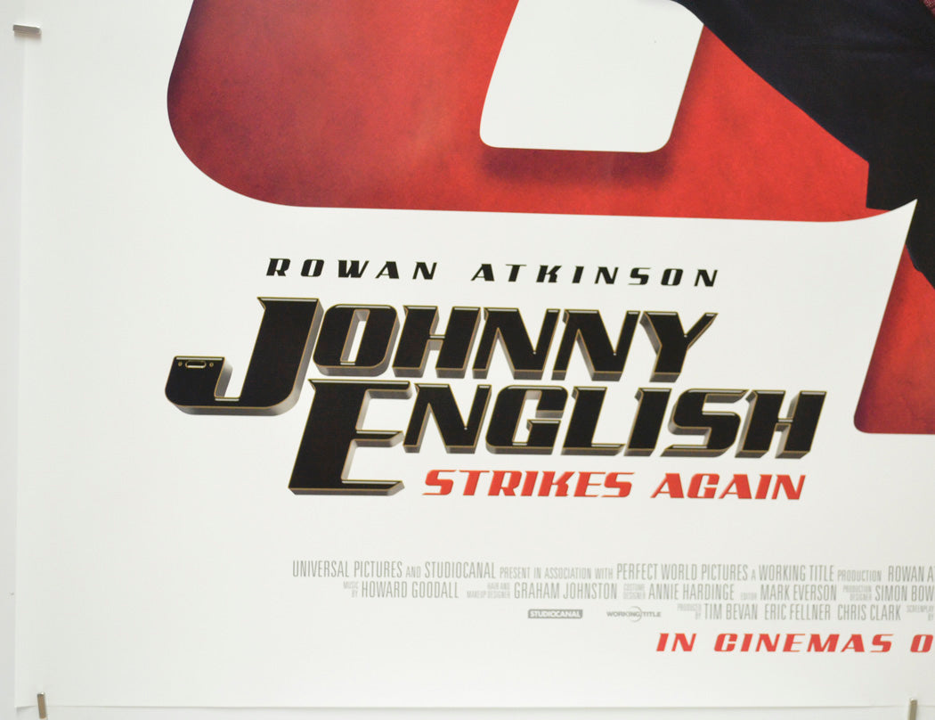 Johnny English Strikes Again (Bottom Left) Cinema Quad Movie Poster 