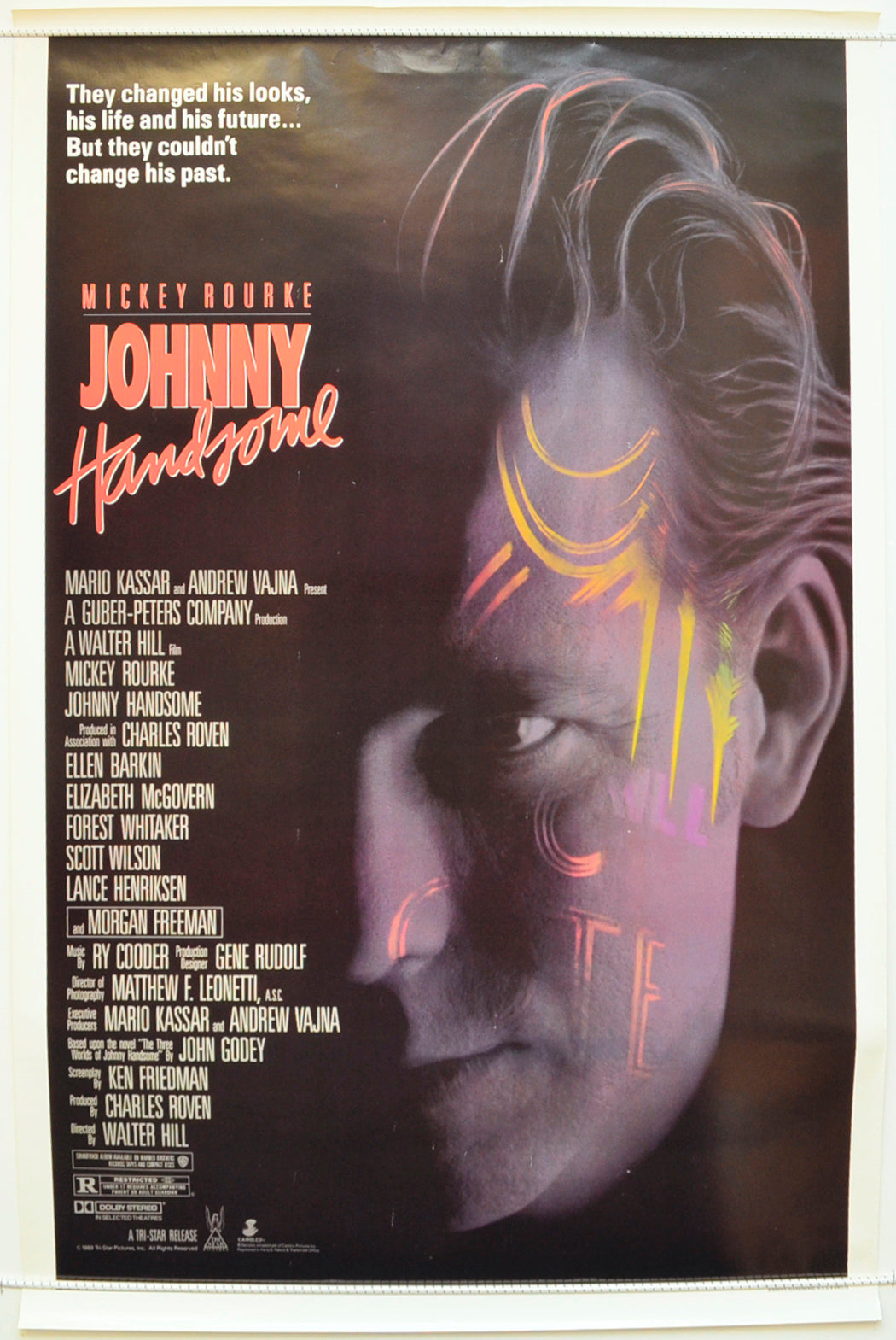 Johnny Handsome Original One Sheet Poster - Film Poster - Movie Poster  