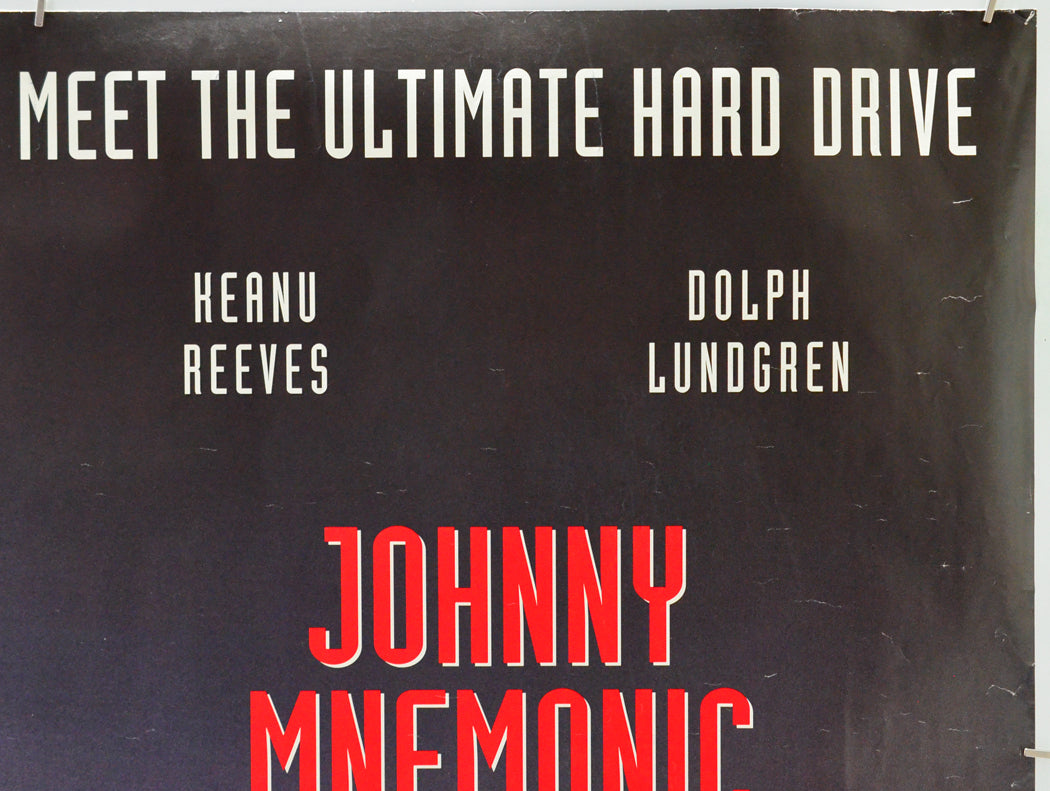 Johnny Mnemonic (Top Right) Cinema Quad Movie Poster 