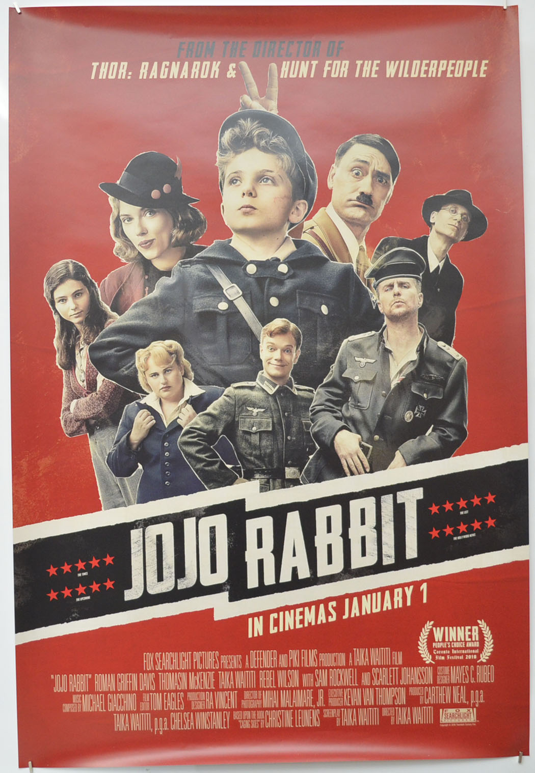 JoJo Rabbit Original One Sheet Poster - Film Poster - Movie Poster