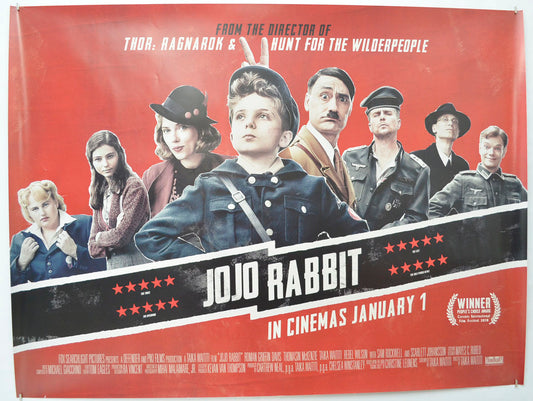 JoJo Rabbit Original Quad Poster - Film Poster - Movie Poster