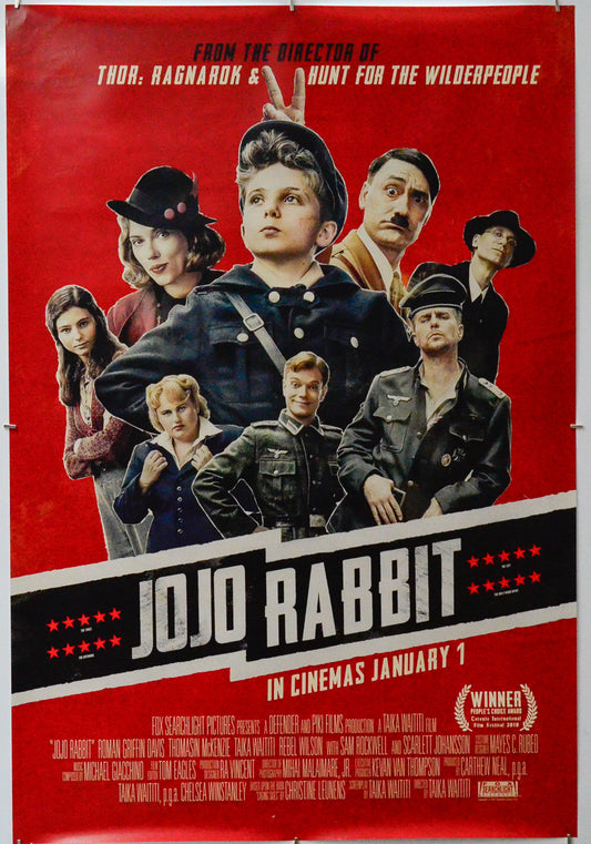 JoJo Rabbit - Original One Sheet Poster - Film Poster - Movie Poster 