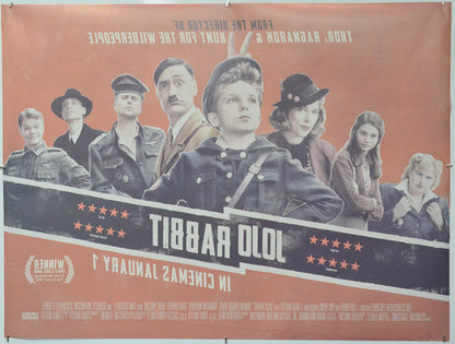 JoJo Rabbit (Back) Cinema Quad Movie Poster 