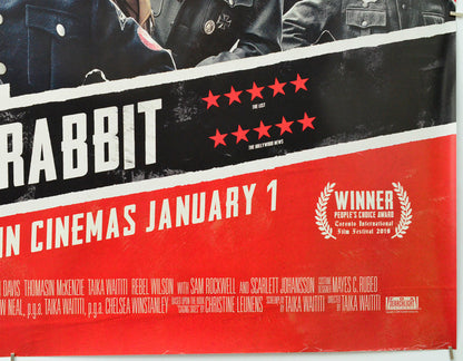 JoJo Rabbit (Bottom Right) Cinema Quad Movie Poster 