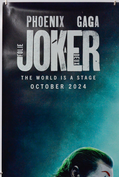 Joker: Folie à Deux (Top Left) Cinema One Sheet Movie Poster 