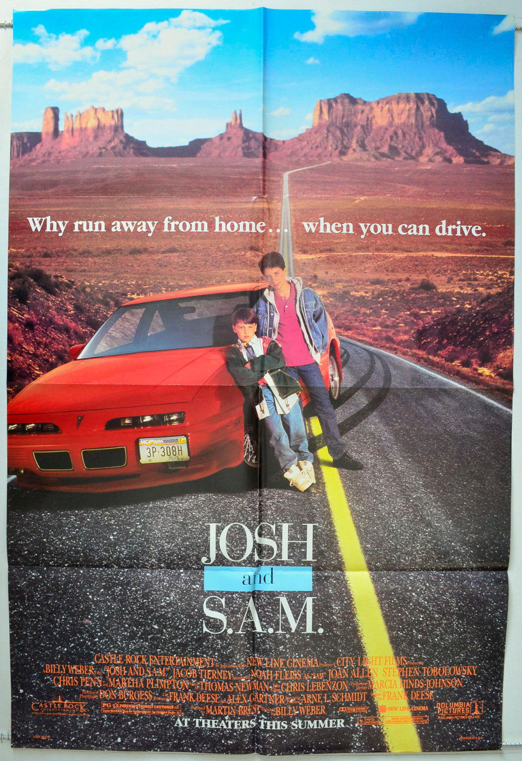 Josh And S.A.M. Original One Sheet Poster - Movie Poster