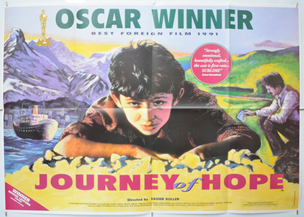 Journey Of Hope - Original Quad Poster - Film Poster - Movie Poster