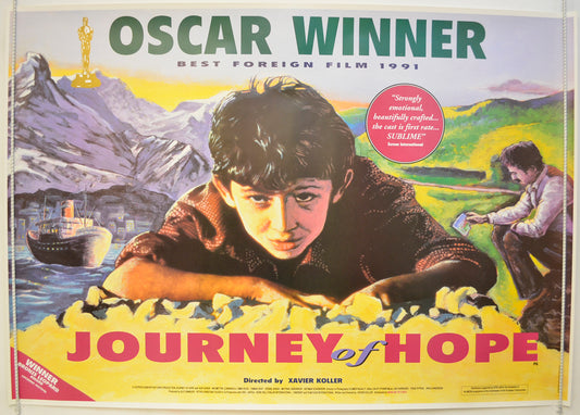 Journey Of Hope  (a.k.a. Reise Der Hoffnung)  Original Quad Poster - Film Poster - Movie Poster 