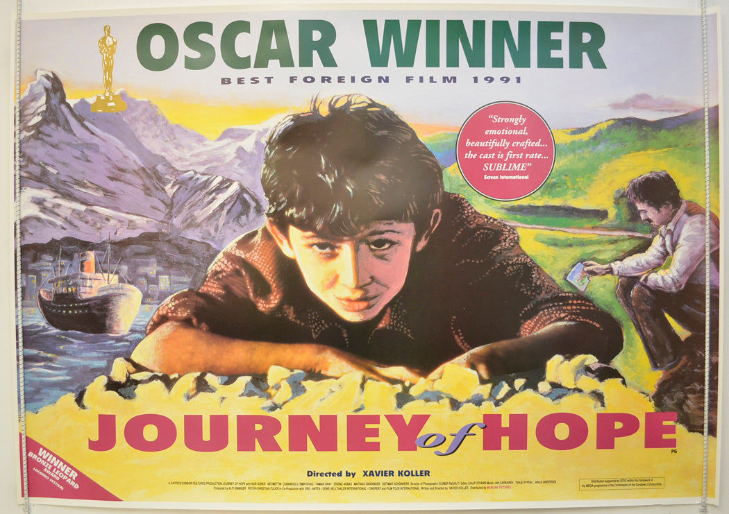 Journey Of Hope  (a.k.a. Reise Der Hoffnung)  Original Quad Poster - Film Poster - Movie Poster 