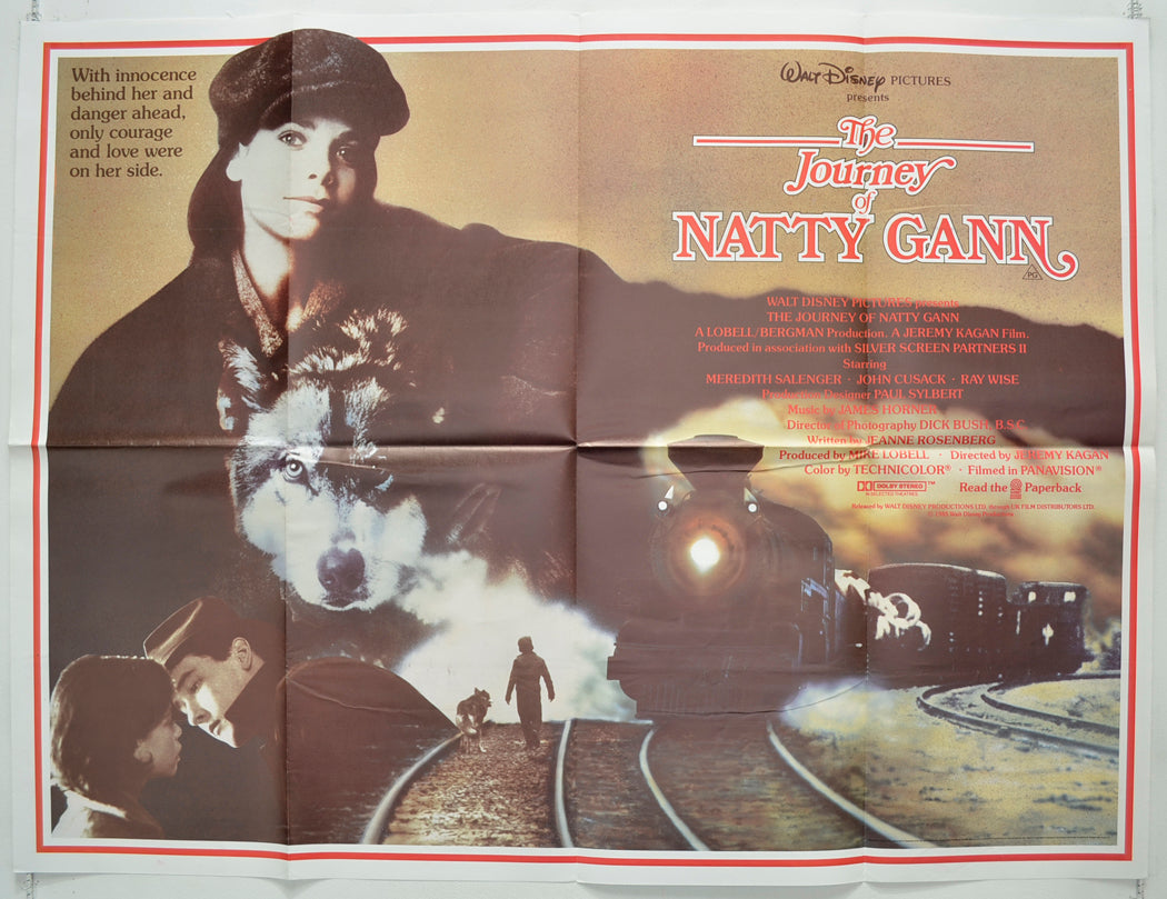 The Journey Of Natty Gann Original Quad Poster - Film Poster - Movie Poster  