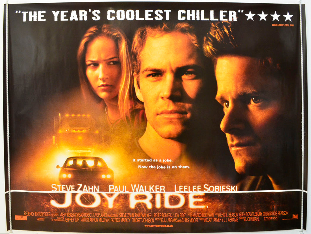 Joy Ride   (a.k.a. Road Kill) Original British Quad Poster - Film Poster - Movie Poster