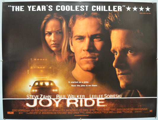 Joy Ride (a.k.a. Road Kill)  - Original Quad Poster - Film Poster - Movie Poster