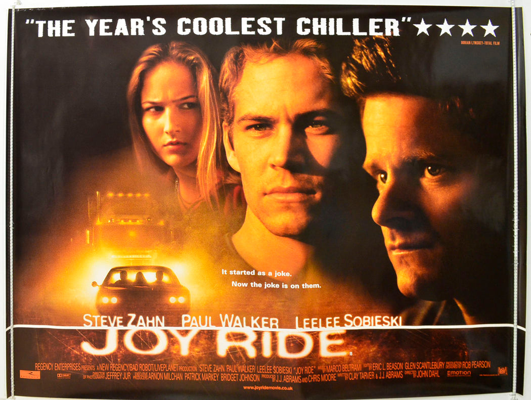 Joy Ride   (a.k.a. Road Kill) Original British Quad Poster - Film Poster - Movie Poster