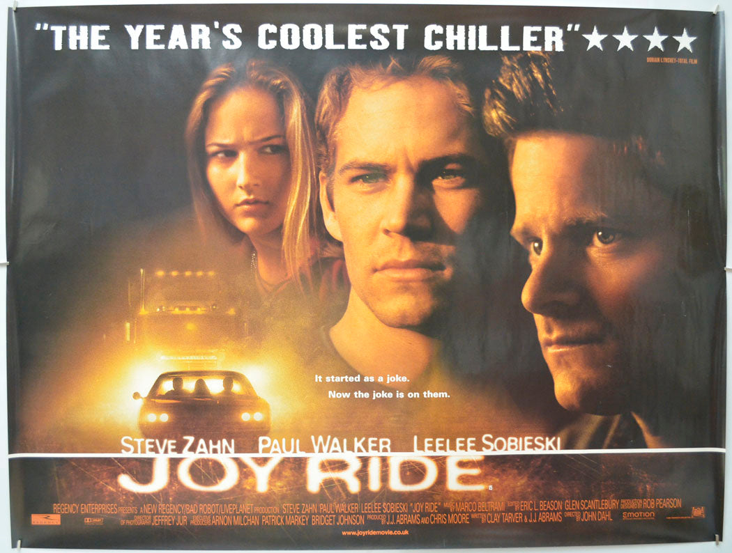 Joy Ride (a.k.a. Road Kill) Original Quad Poster - Film Poster - Movie Poster