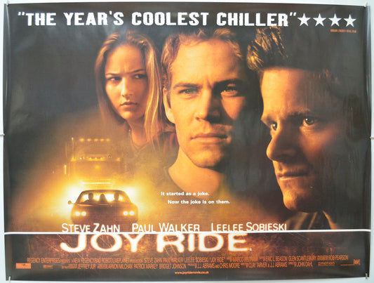 Joy Ride (a.k.a. Road Kill) Original Quad Poster - Film Poster - Movie Poster