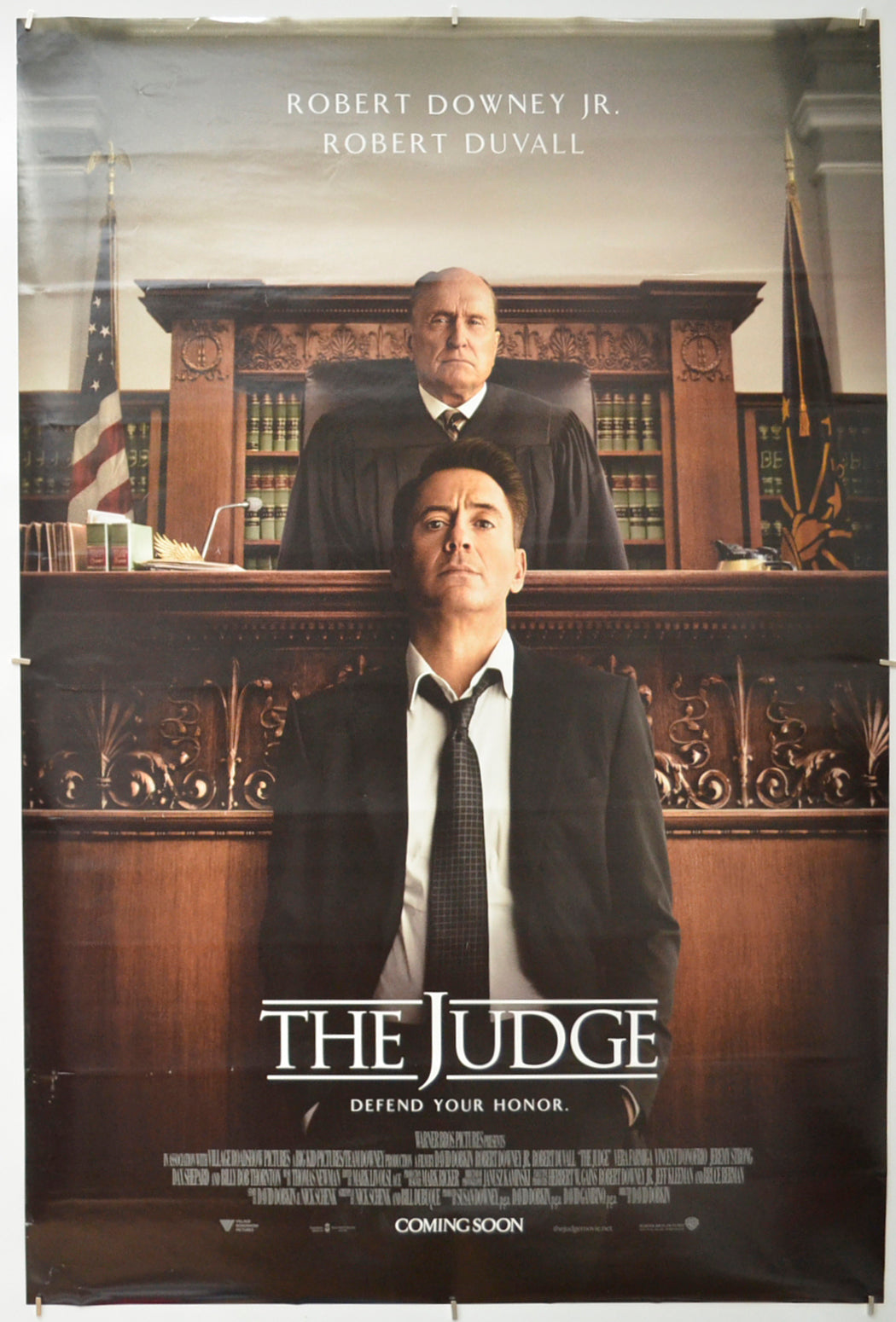 The Judge Original One Sheet Poster - Film Poster - Movie Poster