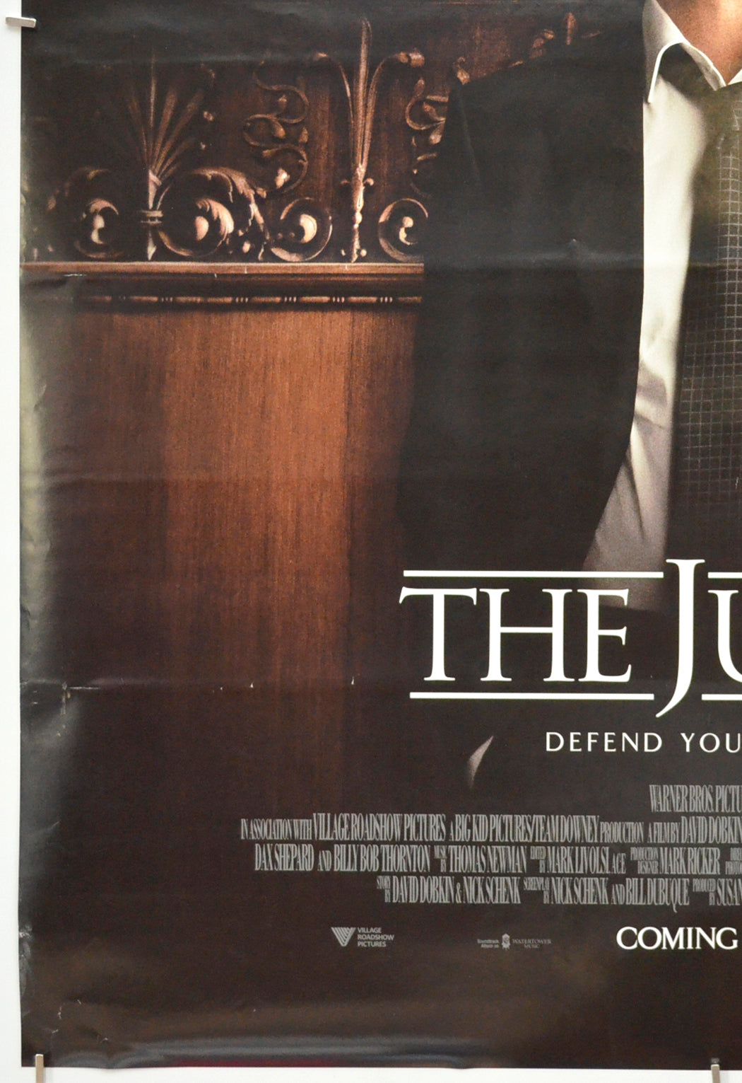 THE JUDGE (Bottom Left) Cinema One Sheet Movie Poster 