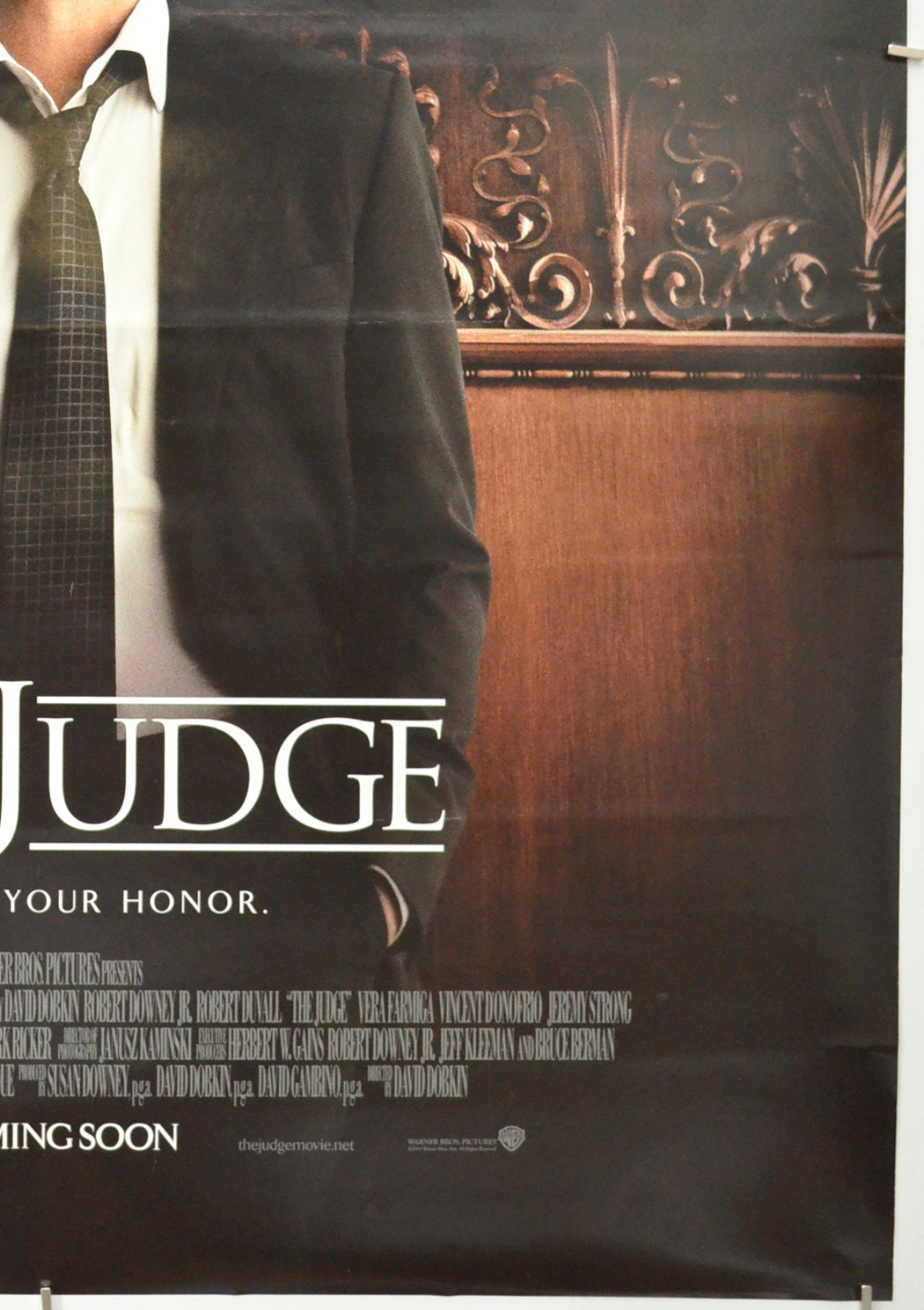 THE JUDGE (Bottom Right) Cinema One Sheet Movie Poster 