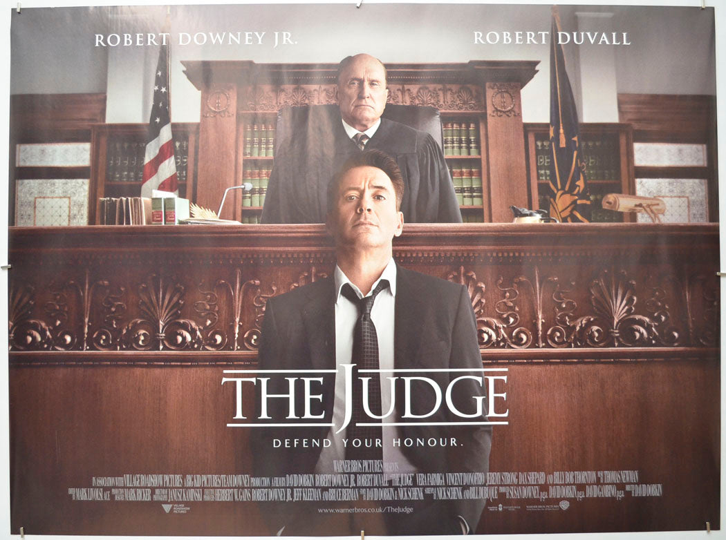 The Judge  Original Quad Poster - Film Poster - Movie Poster