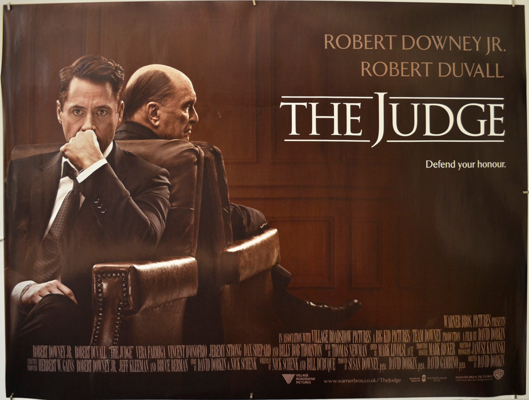 The Judge  (Teaser / Advance Version)   Original Quad Poster - Film Poster - Movie Poster