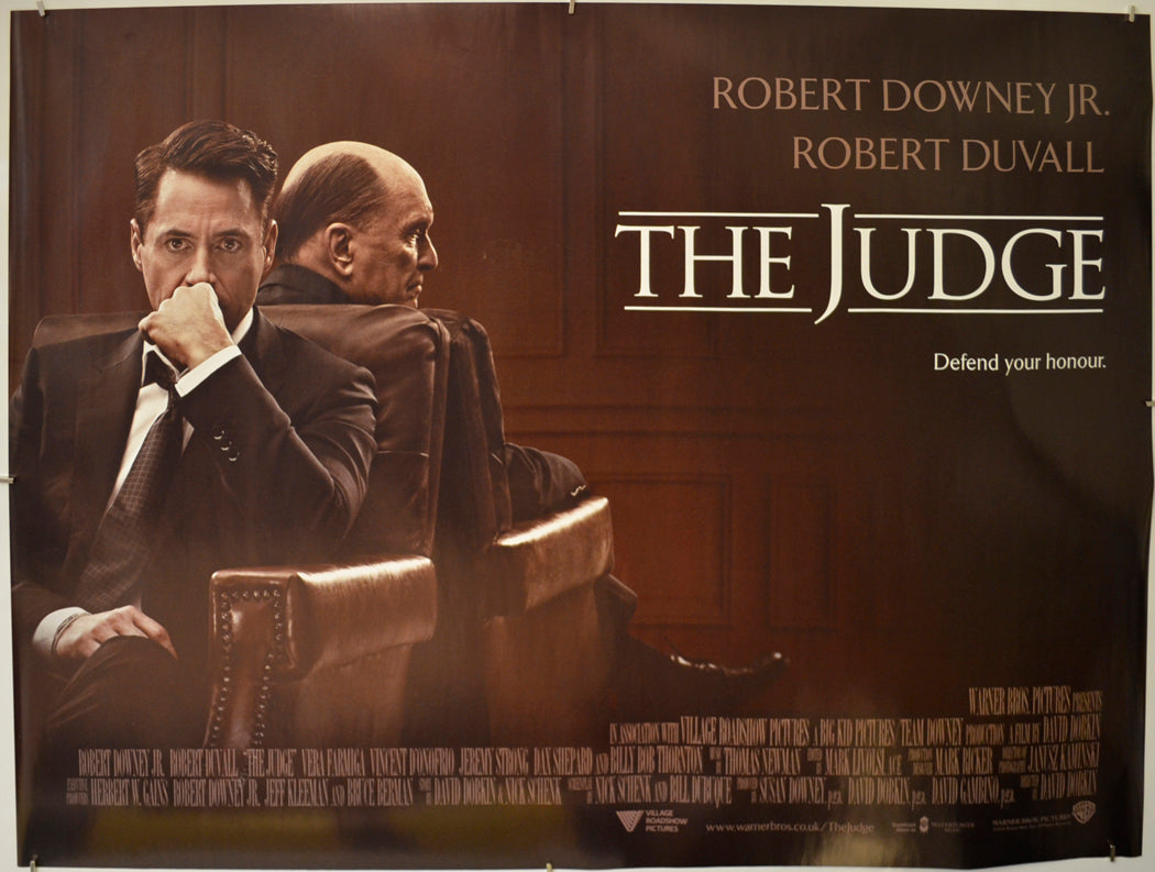 The Judge  (Teaser / Advance Version)   Original Quad Poster - Film Poster - Movie Poster