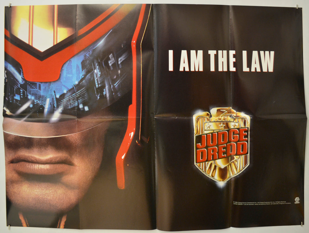 Judge Dredd (Teaser / Advance Version)  Original Quad Poster - Film Poster - Movie Poster