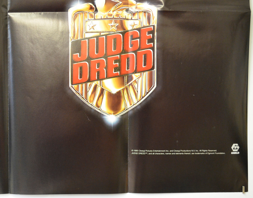 JUDGE DREDD (Bottom Right) Cinema Quad Movie Poster 