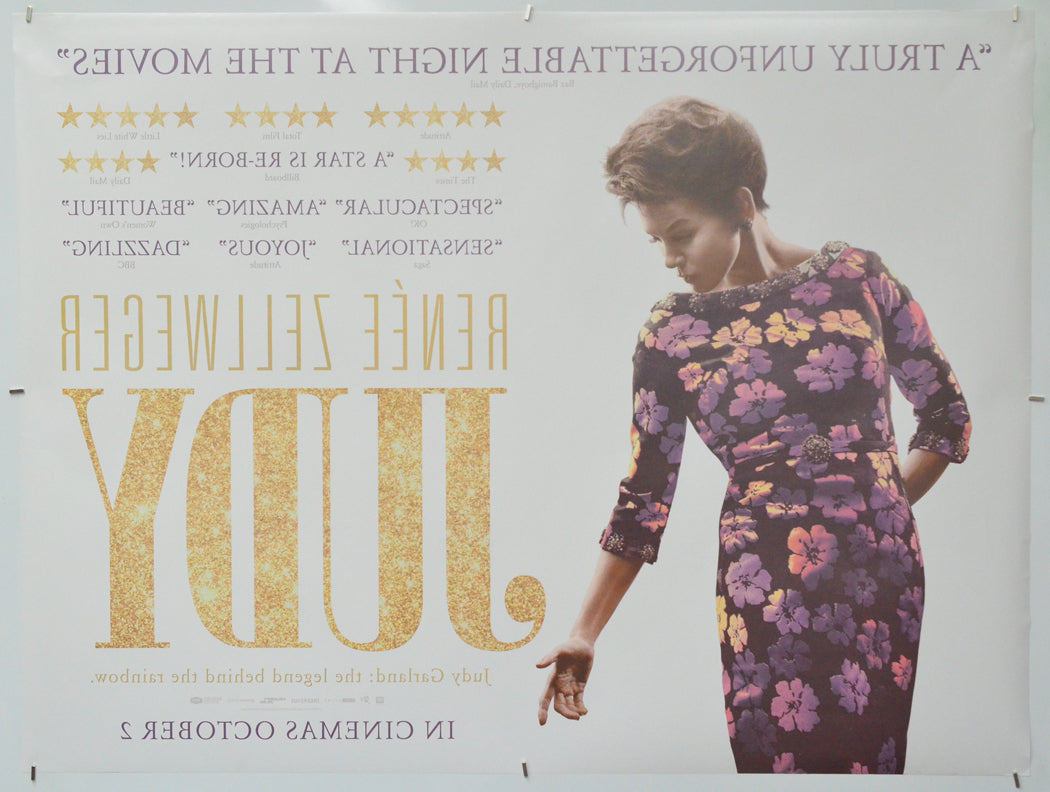 Judy (Back) Cinema Quad Movie Poster 