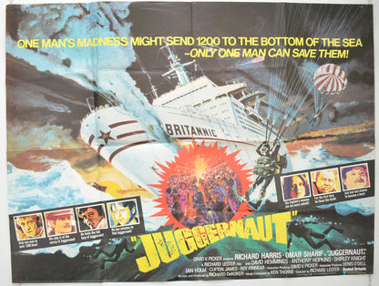 Juggernaut Original Quad Poster - Film Poster - Movie Poster  