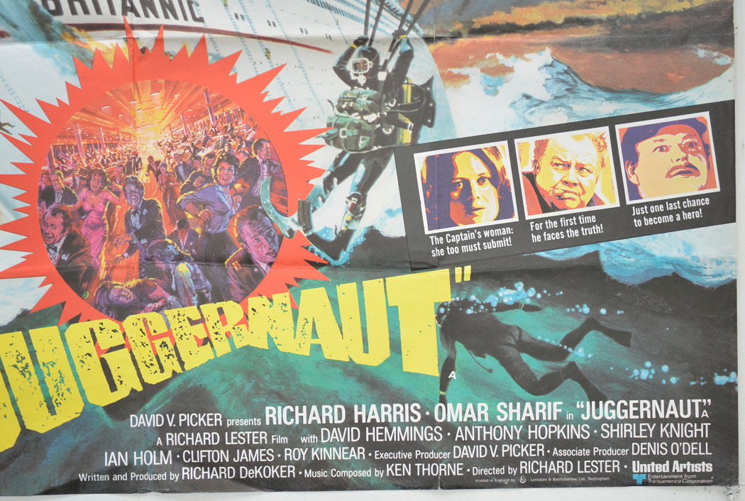 JUGGERNAUT (Bottom Right) Cinema Quad Movie Poster 