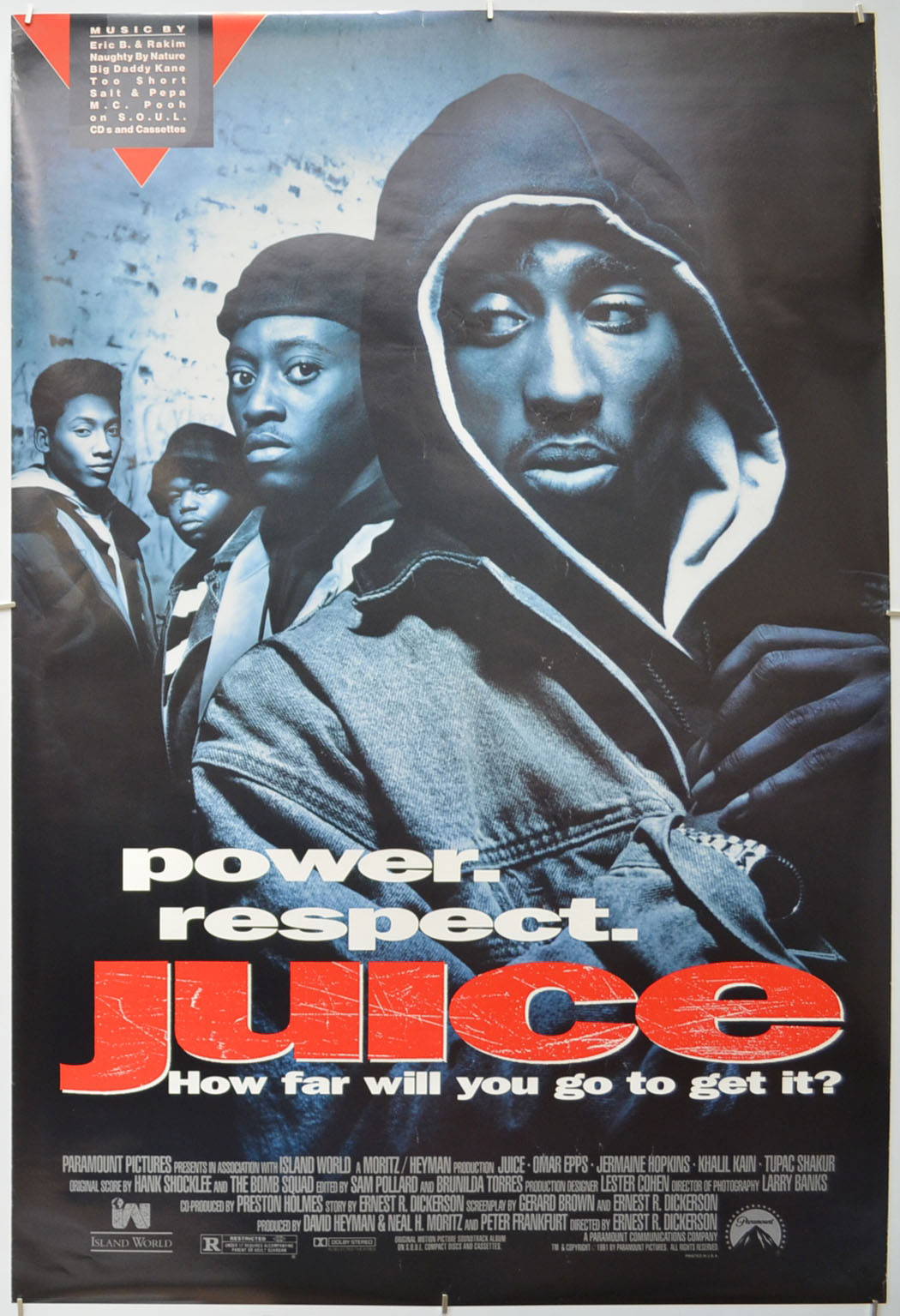 Juice  Original One Sheet Poster - Film Poster - Movie Poster