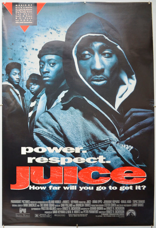 Juice  Original One Sheet Poster - Film Poster - Movie Poster