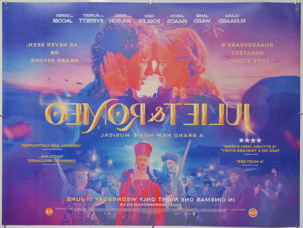 Juliet and Romeo (Back) Cinema Quad Movie Poster 