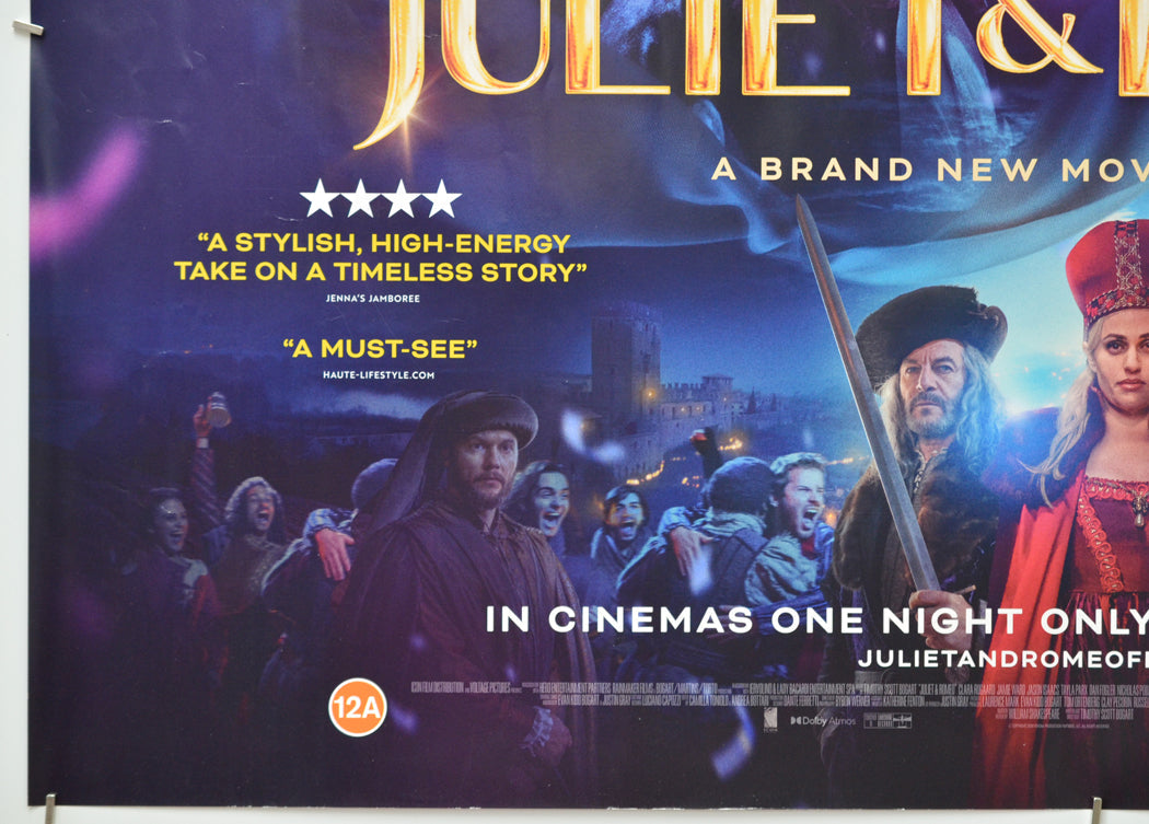 Juliet and Romeo (Bottom Left) Cinema Quad Movie Poster 